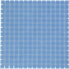The Mosaic Factory Amsterdam Mozaiek Tegel Vierkant - Blauw Glas Basic 322x322 mm