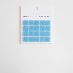 The Mosaic Factory Amsterdam Mozaiek Tegel Vierkant - Blauw Glas Basic 322x322 mm