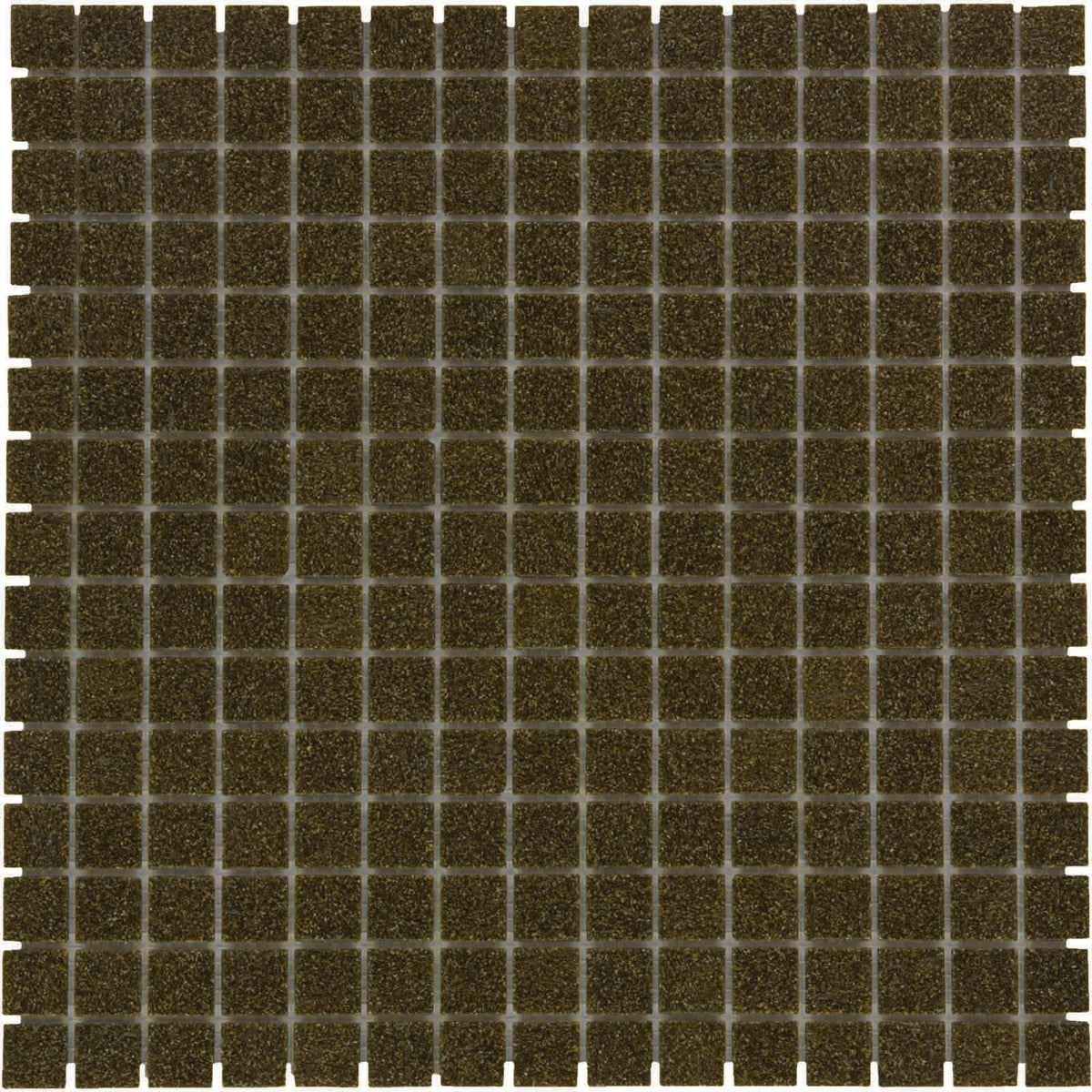 The Mosaic Factory Amsterdam Mozaiek Tegel Vierkant - Bruin Glas Basic 322x322 mm