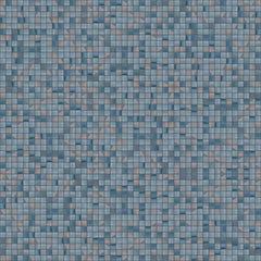 The Mosaic Factory Amsterdam Mozaiek Tegel Vierkant - Cyaan Glas Goud Serie 322x322 mm