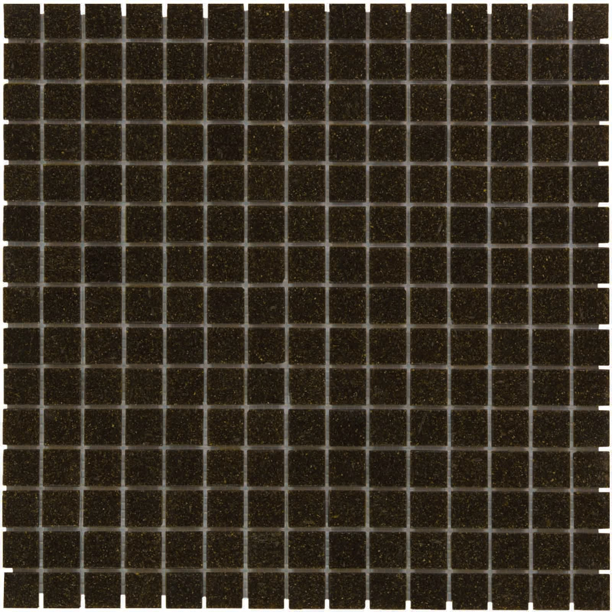 The Mosaic Factory Amsterdam Mozaiek Tegel Vierkant - Donker Bruin Glas Basic 322x322 mm