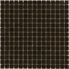 The Mosaic Factory Amsterdam Mozaiek Tegel Vierkant - Donker Bruin Glas Basic 322x322 mm