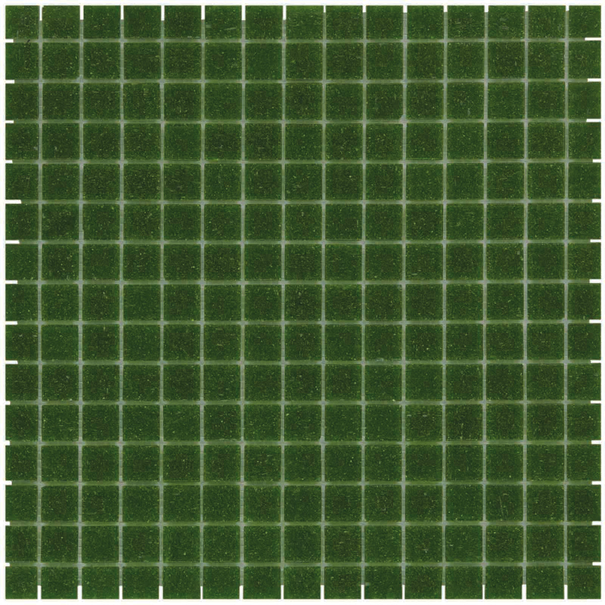 The Mosaic Factory Amsterdam Mozaiek Tegel Vierkant - Donker Groen Glas Basic 322x322 mm