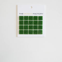 The Mosaic Factory Amsterdam Mozaiek Tegel Vierkant - Donker Groen Glas Basic 322x322 mm