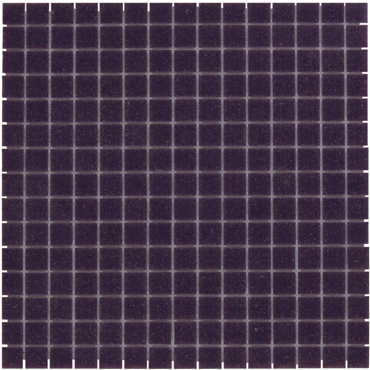 The Mosaic Factory Amsterdam Mozaiek Tegel Vierkant - Donker Paars Glas Basic 322x322 mm