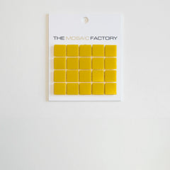 The Mosaic Factory Amsterdam Mozaiek Tegel Vierkant - Geel Glas Basic 322x322 mm