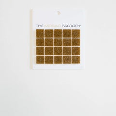 The Mosaic Factory Amsterdam Mozaiek Tegel Vierkant - Licht Bruin Glas Basic 322x322 mm