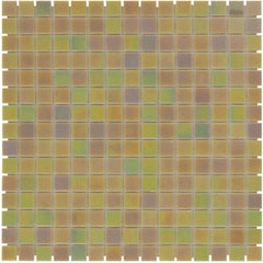The Mosaic Factory Amsterdam Mozaiek Tegel Vierkant - Licht Creme Glas Parelmoer Serie 322x322 mm