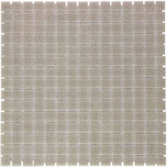 The Mosaic Factory Amsterdam Mozaiek Tegel Vierkant - Licht Grijs Glas Basic 322x322 mm