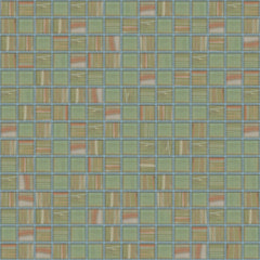The Mosaic Factory Amsterdam Mozaiek Tegel Vierkant - Licht Groen Glas Goud Serie 322x322 mm