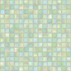 The Mosaic Factory Amsterdam Mozaiek Tegel Vierkant - Licht Groen Glas Parelmoer Serie 322x322 mm