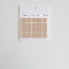 The Mosaic Factory Amsterdam Mozaiek Tegel Vierkant - Licht Terra Glas Basic 322x322 mm