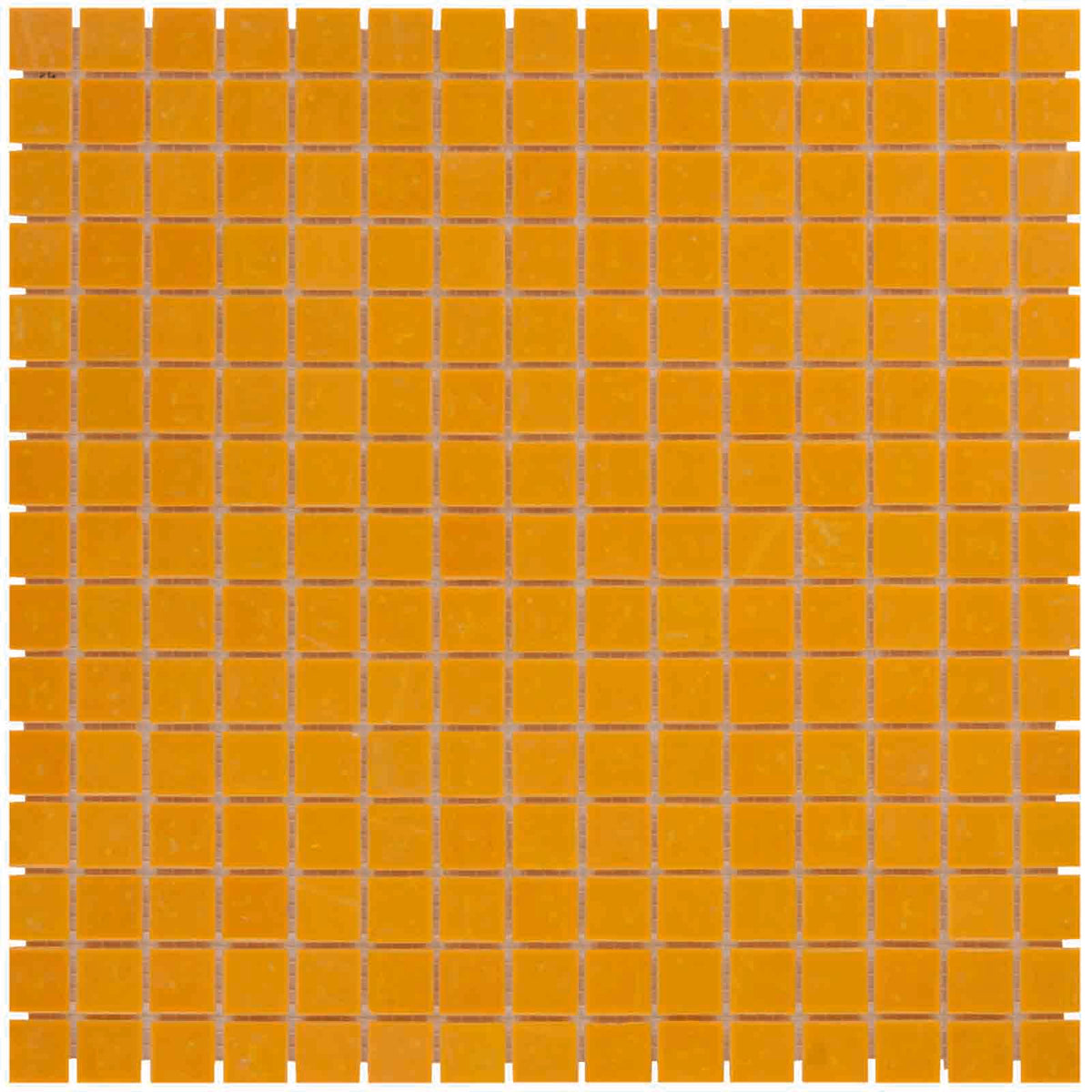 The Mosaic Factory Amsterdam Mozaiek Tegel Vierkant - Oranje Glas Basic 322x322 mm