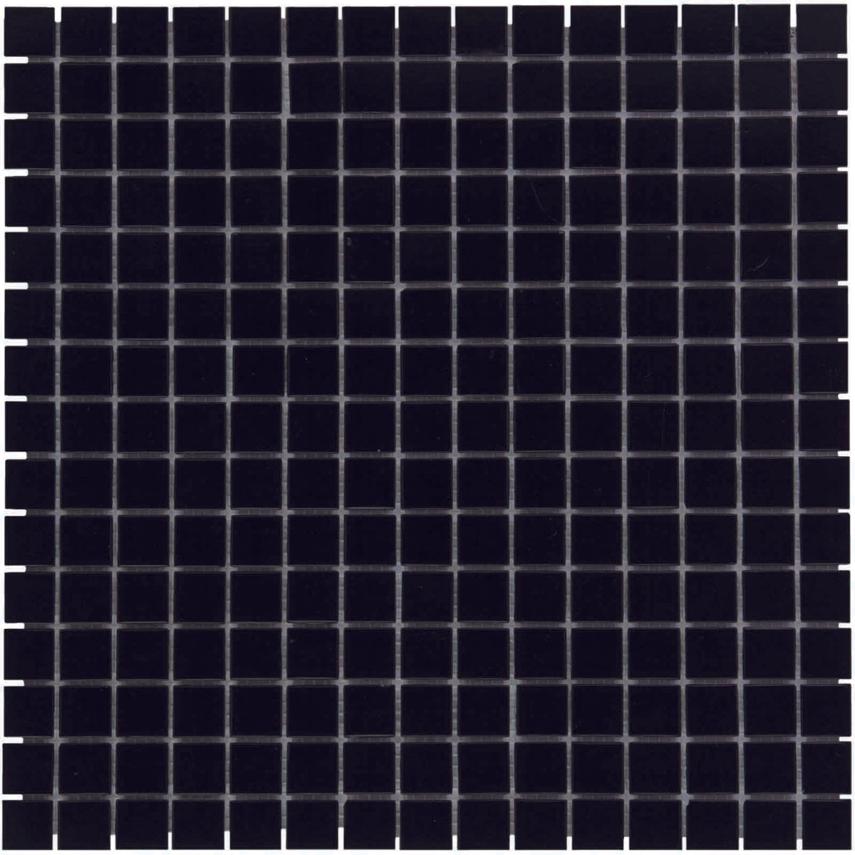 The Mosaic Factory Amsterdam Mozaiek Tegel Vierkant - Super Zwart Glas Basic 322x322 mm