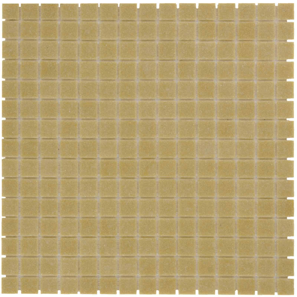 The Mosaic Factory Amsterdam Mozaiek Tegel Vierkant - Ultra Licht Bruin Glas Basic 322x322 mm