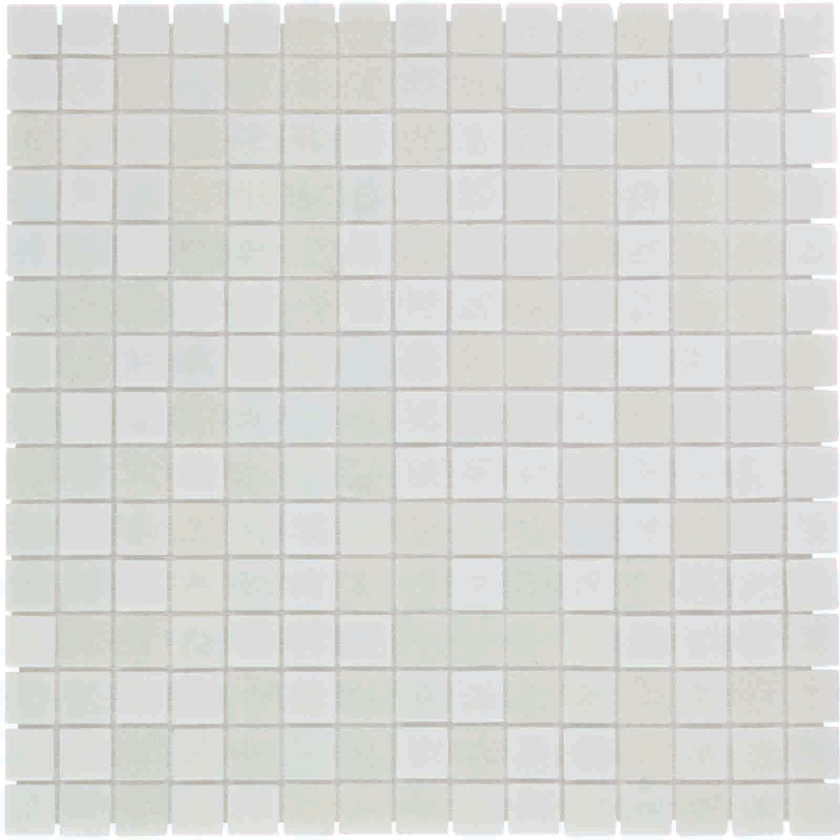 The Mosaic Factory Amsterdam Mozaiek Tegel Vierkant - Witte Mix Glas Basic 322x322 mm