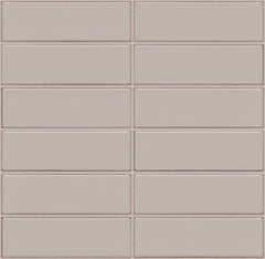 The Mosaic Factory Barcelona Mozaiek Tegel Rechthoek - Cafe Latte Porselein Geglazuurd 291x297 mm