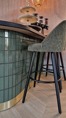 The Mosaic Factory Barcelona Mozaiek Tegel Rechthoek - Forest Green Porselein Geglazuurd 291x297 mm