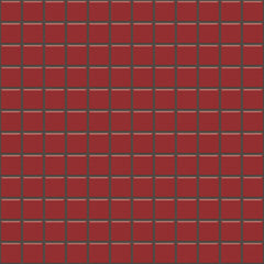 The Mosaic Factory Barcelona Mozaiek Tegel Vierkant - Rood Porselein Geglazuurd 300x300 mm