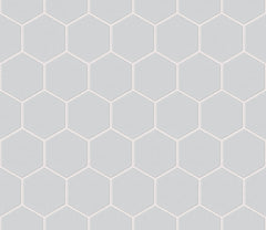 The Mosaic Factory London Mozaiek Tegel Hexagon - Super Wit Porselein Ongeglazuurd, R11 281x325 mm
