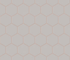 The Mosaic Factory London Mozaiek Tegel Hexagon - Wit Porselein Ongeglazuurd, R11 281x325 mm