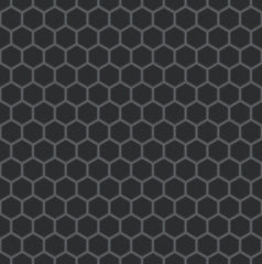 The Mosaic Factory London Mozaiek Tegel Hexagon - Zwart Porselein Ongeglazuurd, R11 260x300 mm