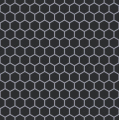 The Mosaic Factory London Mozaiek Tegel Hexagon - Zwart Porselein Ongeglazuurd, R11 260x300 mm