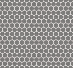 The Mosaic Factory London Mozaiek Tegel Rond - Grijs Porselein Ongeglazuurd, R11 315x294 mm