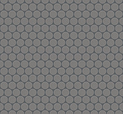 The Mosaic Factory London Mozaiek Tegel Rond - Grijs Porselein Ongeglazuurd, R11 315x294 mm
