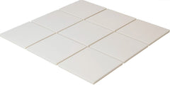 The Mosaic Factory London Mozaiek Tegel Vierkant - Super Wit Porselein Ongeglazuurd, R11 95x95x6 mm
