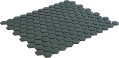 The Mosaic Factory Mozaïek Tegel Camo Green Matt Hexagons - 23x26mm