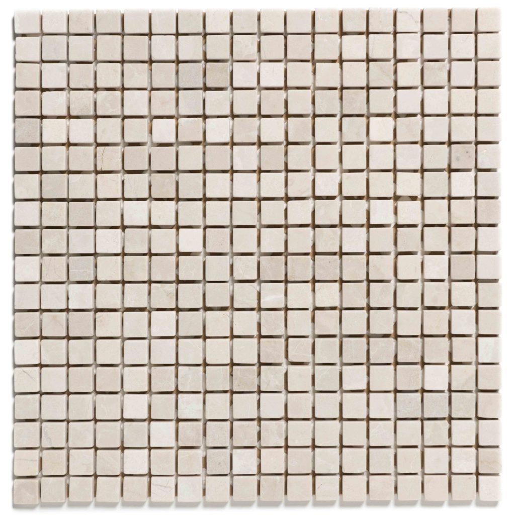 The Mosaic Factory Natural Stone Mozaiek Tegel Vierkant - Botticino Anticato Marmer Natural 305x305 mm