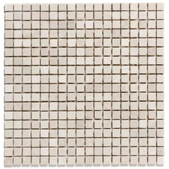 The Mosaic Factory Natural Stone Mozaiek Tegel Vierkant - Botticino Anticato Marmer Natural 305x305 mm