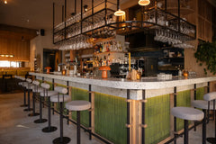 The Mosaic Factory Sevilla Mozaïek Tegel Kitkat Vinger - Groen Porselein Geglazuurd 296x299 mm