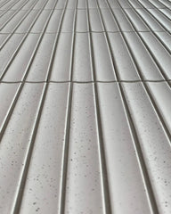 The Mosaic Factory Sevilla Mozaïek Tegel Kitkat Vinger - Mat Stracciatella Porselein Geglazuurd 296x299 mm