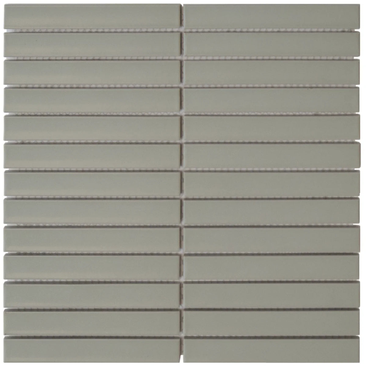 The Mosaic Factory Sevilla Mozaïek Tegel Kitkat Vinger - Sage Groen Mat