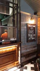 The Mosaic Factory Sevilla Mozaïek Tegel Mini Kitkat Vinger - Gespikkeld Grijs blauw Porselein Geglazuurd 282x308 mm