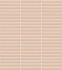 The Mosaic Factory Sevilla Mozaïek Tegel Mini Kitkat Vinger - Roze Porselein Geglazuurd 282x308 mm