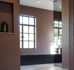 The Mosaic Factory Sevilla Mozaïek Tegel Ovaal Vinger - Mat Zwart Porselein Geglazuurd 300x300 mm