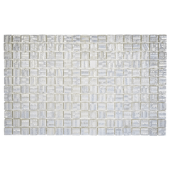 The Mosaic Factory Valencia Mozaiek Tegel Vierkant - 3D Icy Pearl Glas Recycled 328x518 mm