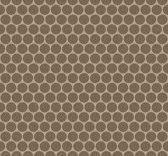 The Mosaic Factory Venice Pennyround Mozaiek Tegel Rond - Brons Metallic 315x294 mm