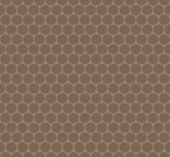 The Mosaic Factory Venice Pennyround Mozaiek Tegel Rond - Brons Metallic 315x294 mm