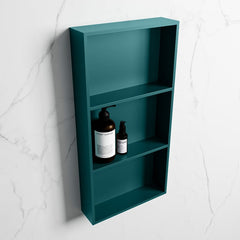 MONDIAZ EASY Nis 59,5x29,5cm in solid surface kleur Smag | Smag. 3 vakken  geschikt voor in- of opbouw