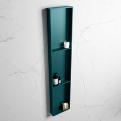 MONDIAZ EASY Nis 149,5x29,5cm in solid surface kleur Smag | Smag. 3 vakken  geschikt voor in- of opbouw