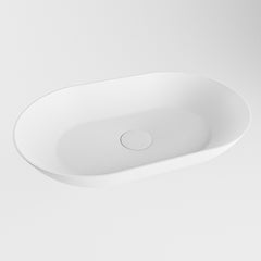 MONDIAZ ONNI Waskom solid surface 55cm kleur Talc / Talc