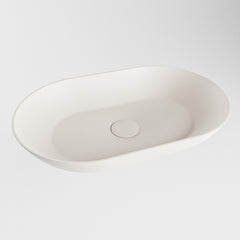MONDIAZ ONNI Waskom solid surface 55cm kleur Linen / Linen
