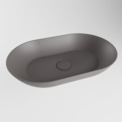MONDIAZ ONNI Waskom solid surface 55cm kleur DarkGrey / DarkGrey
