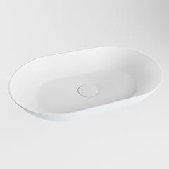 MONDIAZ ONNI Waskom solid surface 55cm kleur Clay / Talc