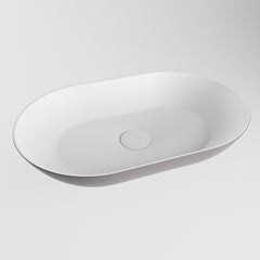 MONDIAZ ONNI Waskom solid surface 55cm kleur DarkGrey / Talc