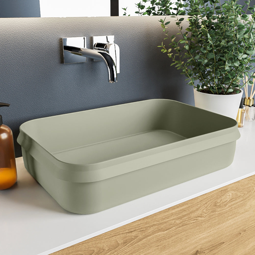 MONDIAZ ARVO Waskom solid surface 55cm kleur Army / Army
